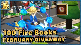 February Giveaway 1000 Fire Books (10 winners) - Pokeland Legends