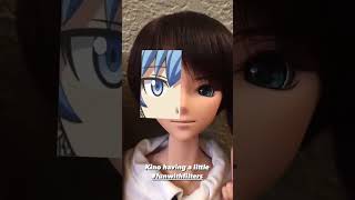 #Shorts My Smart Doll Kino, aka Gemini, is a Good Boy - Fun with Anime Filters - TXT MOA