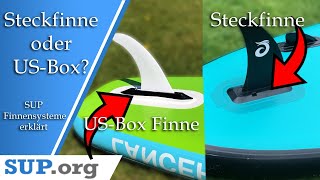 Steckfinne oder US-Box: Was ist besser? | SUP Board Tipps [Deutsch]