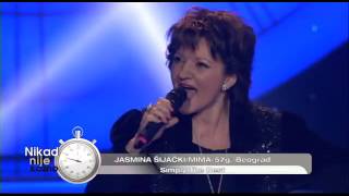 Jasmina Sijacki Mima Simply the best (live) Nikad nije kasno EM 12 10.01.16.