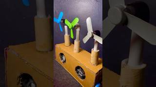 How to make a simple Air Cooler at home Using Cardboard DC motor Cooling Fan #shorts