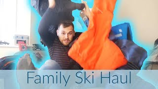 Family Ski Haul | Huge Skiing Haul | Skiing Haul 2017 | Family Ski Vacation