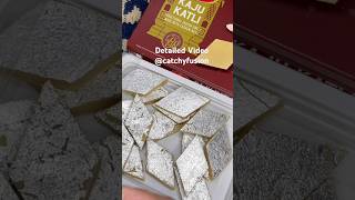 Haldiram’s Kaju Katli #shorts #sweets #food Haldiram/Food Review/Mithai/Kaju Katli|Catchy Fusion