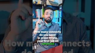 How many connects are needed to win your FIRST job in UPWORK? #english  #upwork #upworktips