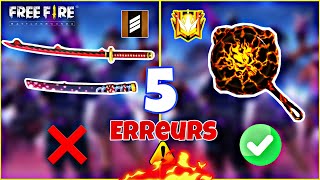 DEVENIR PRO SUR FREE FIRE EN 2024 : 5 ERREURS A NE PLUS FAIRE !