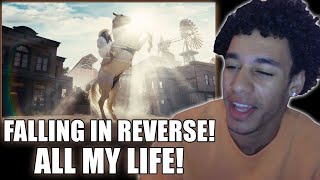 LINE DANCE ROCK!? First Time EVER Hearing Falling In Reverse - "All My Life"