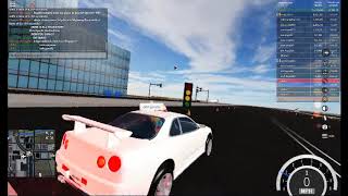 (Roblox Vehicle Simulator) Nissan Skyline R34 Drag Race