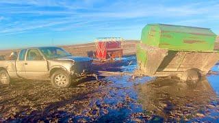 A Muddy Winter Day On The Ranch!!