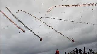 Suasana Festival Layangan Pantai Ambal Kebumen