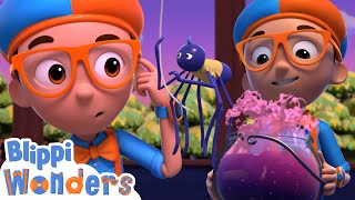 Blippi's Halloween Party! | Blippi Wonders | Educational Videos | Halloween for Kids