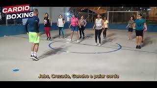 VEM COM A GENTE NO CARDIO BOXING PARA PERDER AQUELAS GORDURINHAS E GANHAR CONDICIONAMENTO FÍSICO.