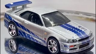 John316diecast Hot Wheels - Fast & Furious - Fast Imports - Nissan Skyline GT-R R34 BNR34 - New