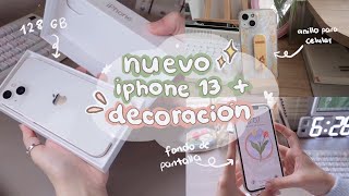 ☁decorando mi celular🍨 + unboxing iphone 13📦 sofiapricot