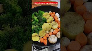 The recipe for diet food, steamed vegetables, is excellent #cooking#