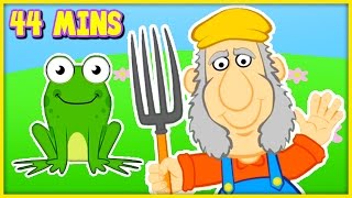 5 Little Speckled Frogs, Old MacDonald And Many More Nursery Rhymes | 44 Minutes By BubblePopBox