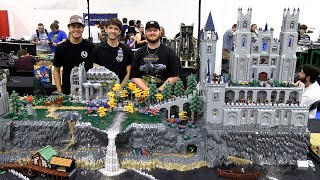 Huge LEGO Black Falcons Castle Mountain Fortress Battle