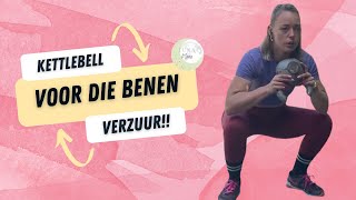 Kettlebell benen | benen workout | training | met Luna Maria