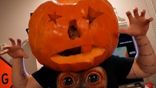 we ruined pumpkin carving