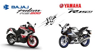 Bajaj Pulsar RS200 VS Yamaha YZF R15 V4/ R15M | Detailed Comparison | Shivam Chaubey