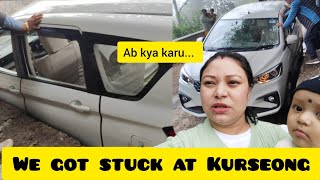 Our Ertiga🤬Got Stuck at Hill Cart Road Kurseong 🤯😞 | Kurseong vlog | darjeeling | west Bengal