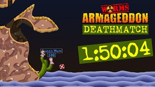 Worms Armageddon (PC) - Deathmatch speedrun in 1:50:04