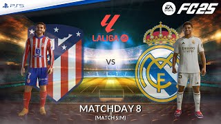 Atletico Madrid - Real Madrid ⚽️ La Liga 2024/25 Match Sim ft. Griezmann, Bellingham | FC 25