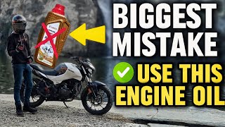 DON'T DESTROY YOUR BIKE ENGINE : CHANGING ENGINE OIL GRADE | AJR7 - [Moto  mystique]