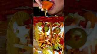 NACHO CHEESE TACOS #asmr #tacos #food