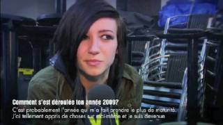 LIGHTS interview with Canal V (11/30/09) - French subs