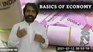 ECONOMY BASICS CLASS BY RAMSUDHIR SIR