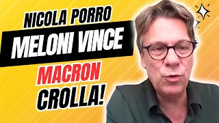 Nicola Porro SCIOCCATO! La MELONI VINCE E... Ecco la situazione alle Europee..