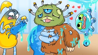 Nitebear is Visiting Hoola - My Singing Monsters Animation