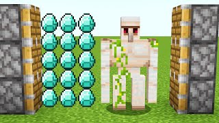 Minecraft Iron Golem + Diamond =??