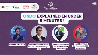 ONDC explained In 5 Minutes by Industry experts!