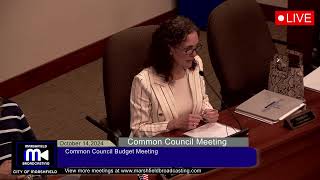 Common Council Budget Meeting10-14-2024