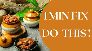 Chef on How to Reduce Spice in Mango Pickle