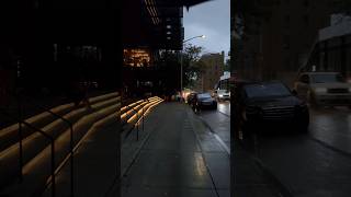 Rain in Brooklyn • outside of 1 Hotel • New York City @1hotels #1Hotel