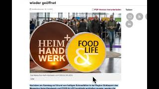 Messe München: Sonntag freier Eintritt für ALLE!  Heim+Handwerk FOOD & LIFE