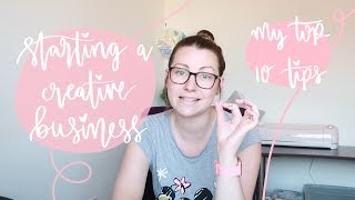 HOW TO (My top 10 tips for setting up an indie creative business)