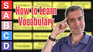 Tier List: The BEST & WORST Ways to Learn English Vocabulary