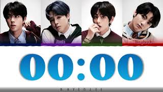 BTS (방탄소년단) — 00:00 (Zero O'Clock) COLOR CODED LYRICS