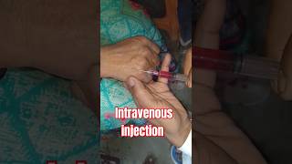 Intravenous injection lagana sikhe #injection #trending #shorts #youtubeshorts #intravenousinjection