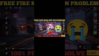 How To Fix Mic Problem In Free Fire Max | Free Fire Mic Not Showing Problem | Free Fire Mic Not On