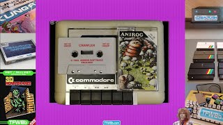 Rod's Rummaged Recordings: Crawler - Anirog - Unexpanded Commodore VIC20 - It's an Caterpillar game!