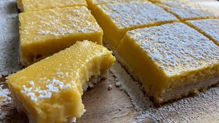 Honey Lemon Bars - How to Make the Perfect Lemon Bar for Spring!