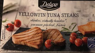 TUNA STEAK cooked in Saladmaster cookware / asjem explore recipe