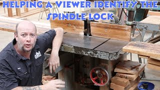 Locating The Spindle Lock on a Spindle Moulder | Re upload