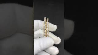 18Kt Yellow Gold Diamond Bangle