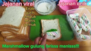 IDE USAHA‼️IDE JUALAN || MARSHMALLOW GULUNG JAJANAN VIRAL ENAK LARISSS MANISSS