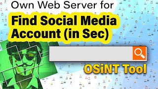 Host your own fast OSiNT username search web-server [Hindi]